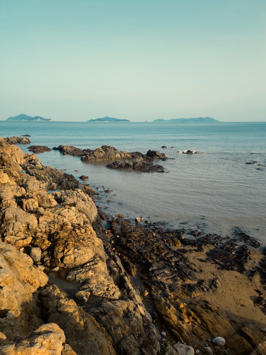 舟山群岛会变色的海水