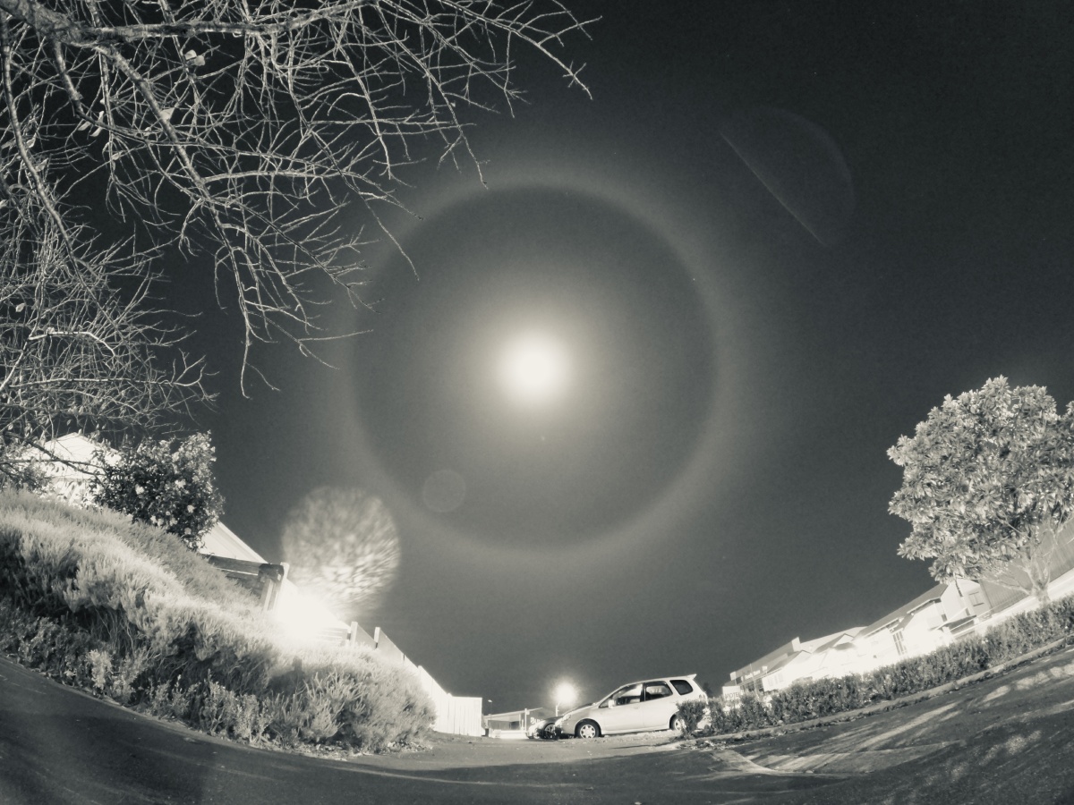 光之眼月亮光晕