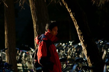 夕阳下人像2