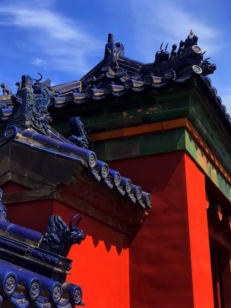 经常逛北京各个园子春天北京天坛的一角