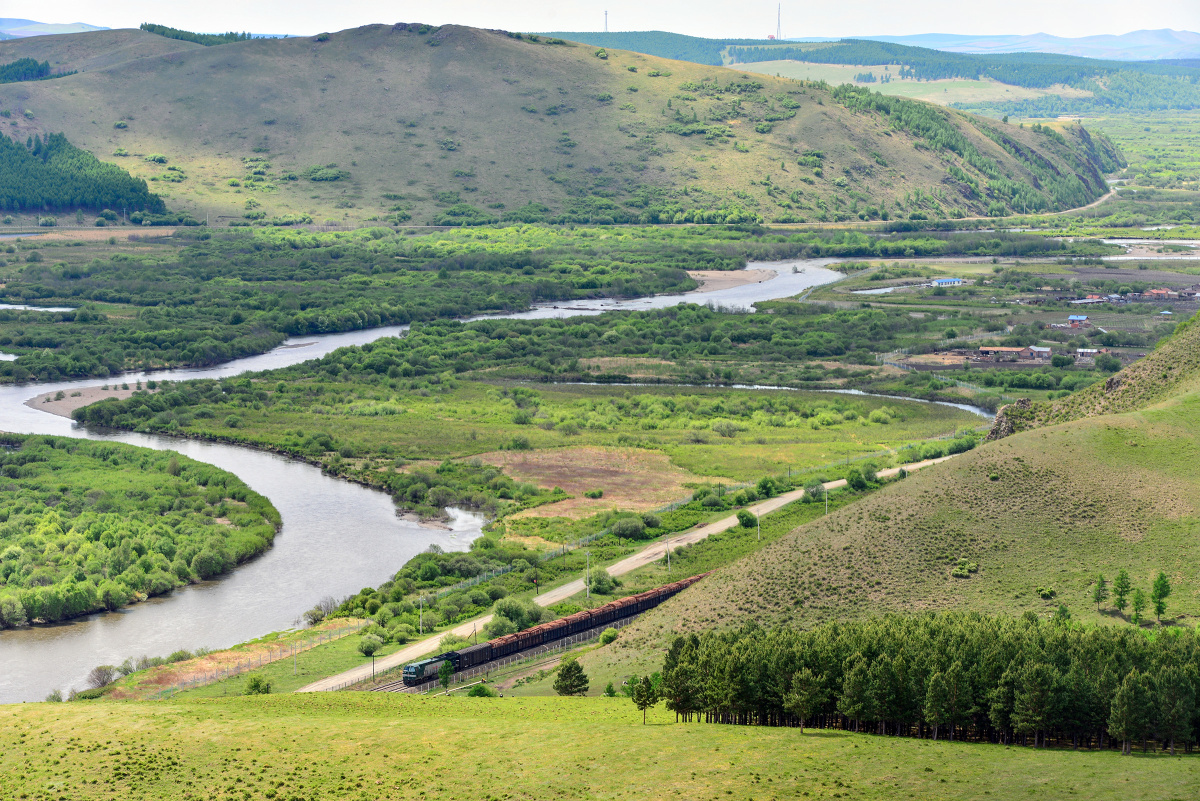 滨洲线卓山,博克图拍摄