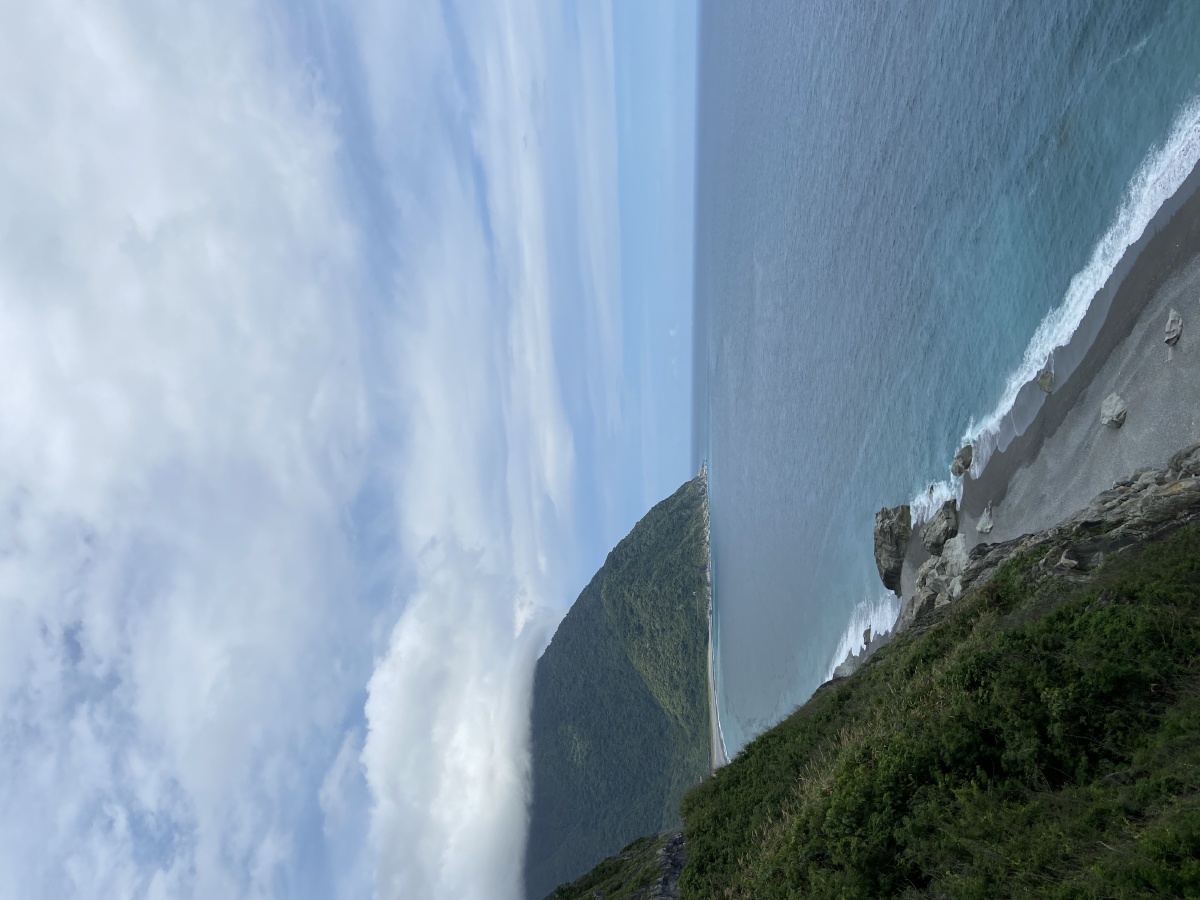 台湾花莲自由行清水断崖人像海边风光