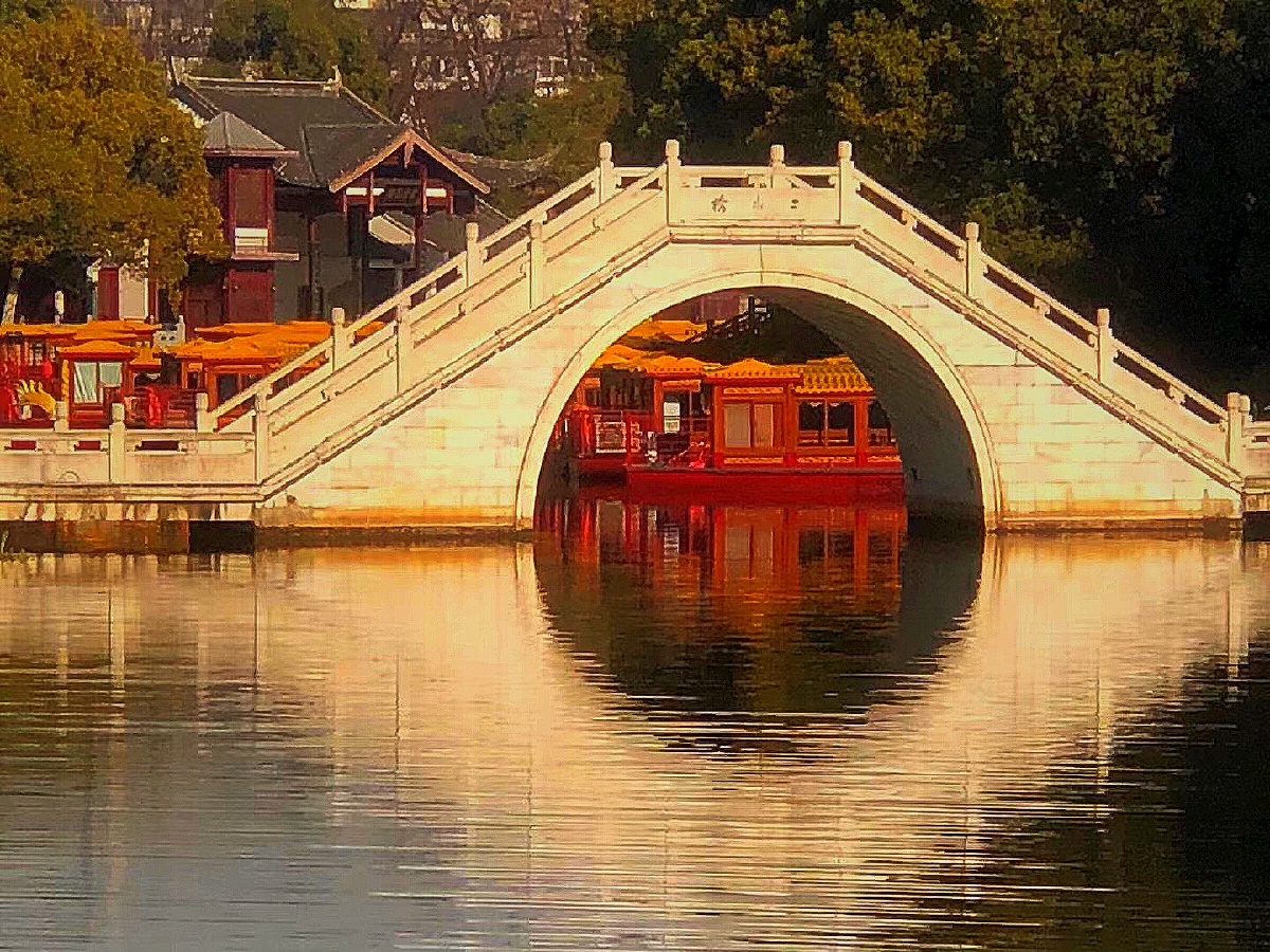 南京白鹭洲公园二水桥