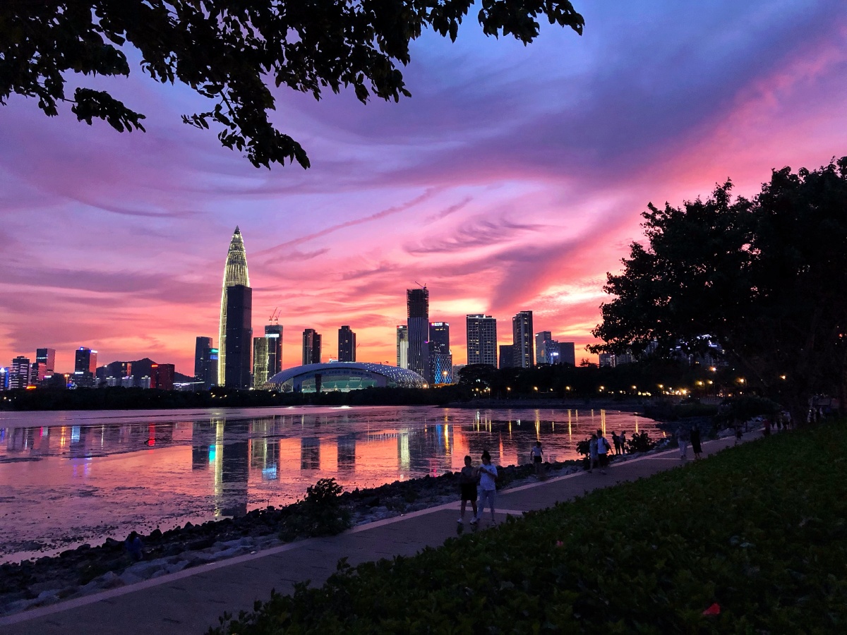 深圳湾晚霞 - 爱摄影_小新 - 图虫