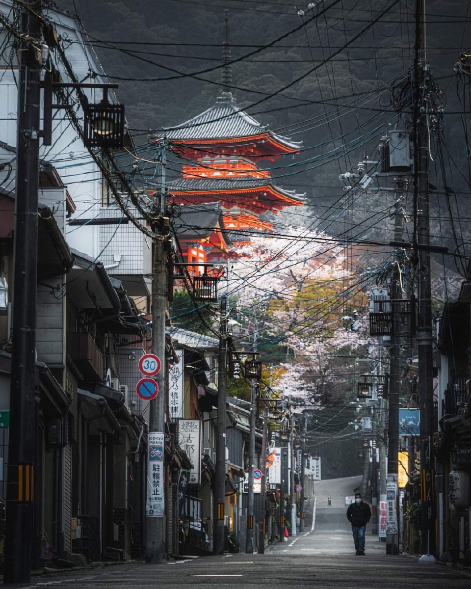 宁静的日本京都街头