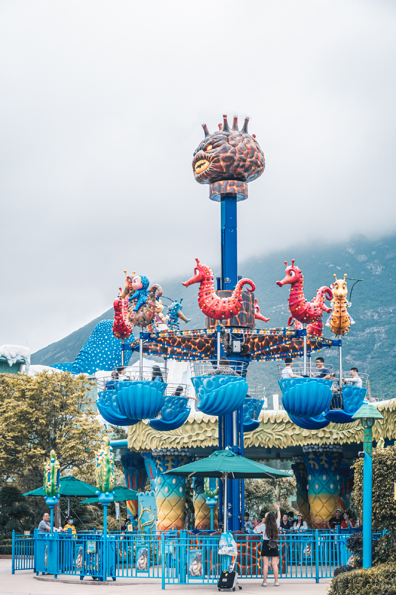 珠海长隆旋转海马