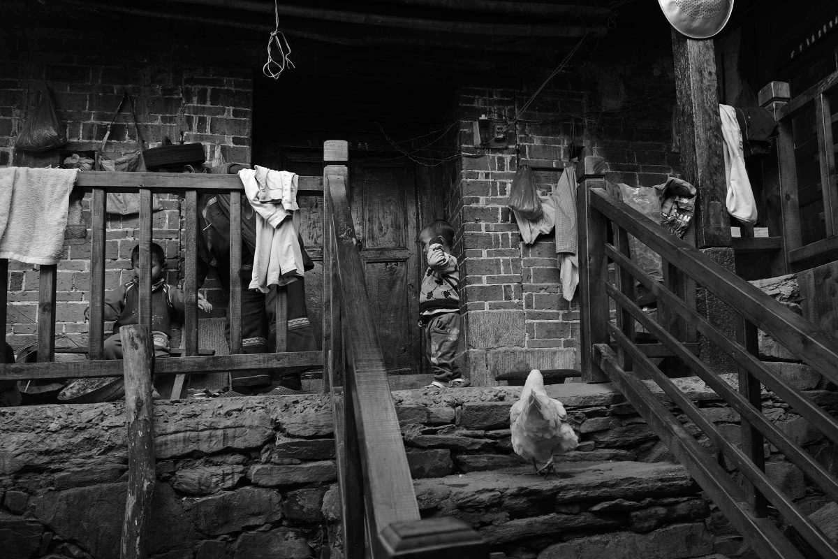 留守山村的童年