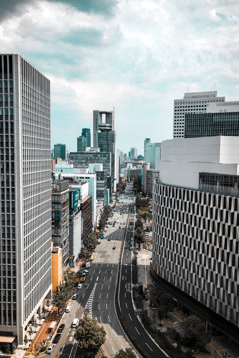 日本大阪梅田街头