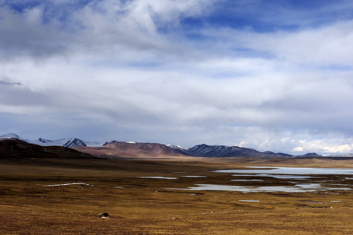 苍凉壮美原始自然的藏北羌塘无人区风光