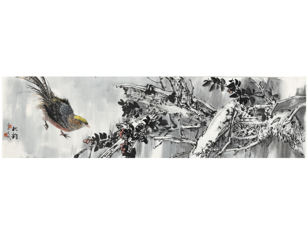 中国美术家协会会员黄文斌作品花鸟画