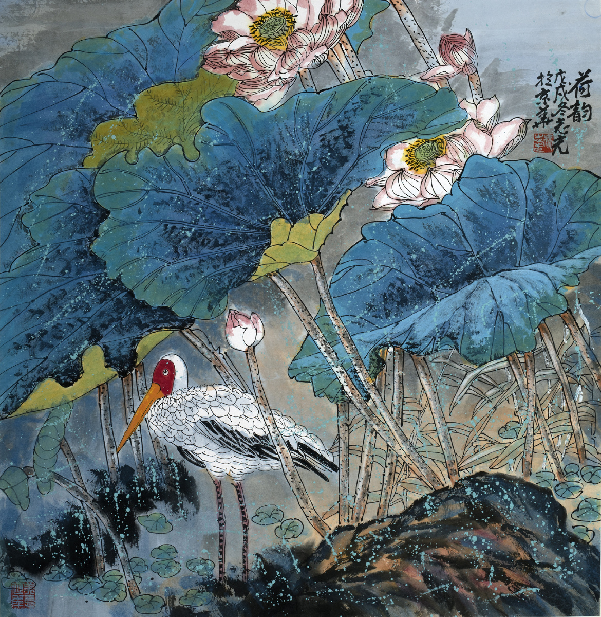 中国美术家协会会员冯志光花鸟画欣赏