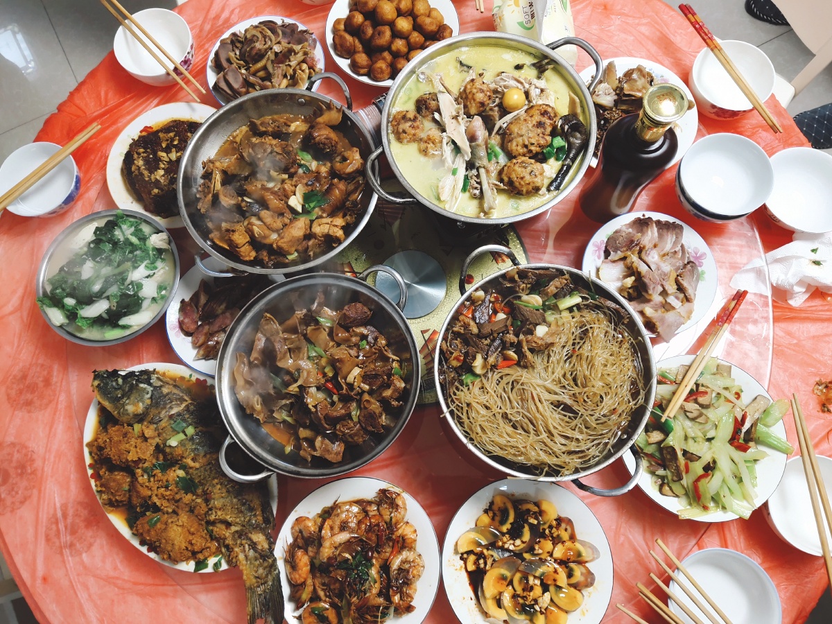 妈妈的手艺一如既往的好鸡鸭鱼肉蛋应有尽有