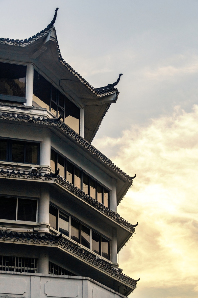 摄于东门古建筑与现代的碰撞