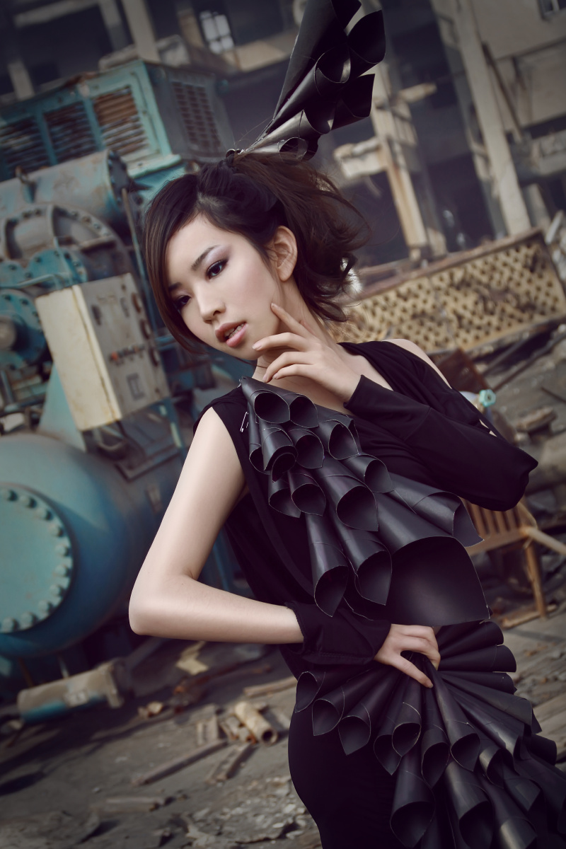 黑色魅影摄影后期乔乔乔造型设计乔乔乔模特yujie翻箱底找出了2011年
