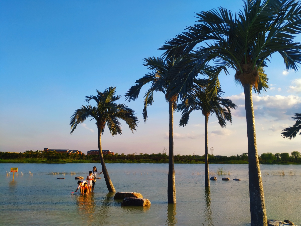小三亚濮阳网红打卡地休闲好去处傍水依沙舒放下心头事何处都是景