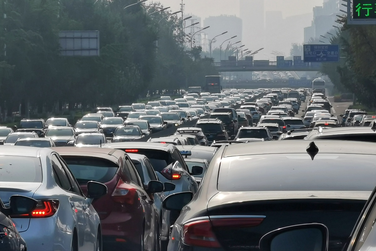 2020年7月8日北京早高峰城市交通路况