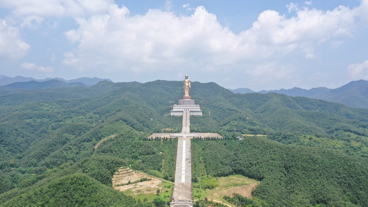 河南平顶山航拍5a级旅游景区中原大景区