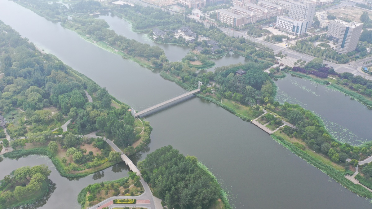 航拍全国文明城市江苏省宿迁市