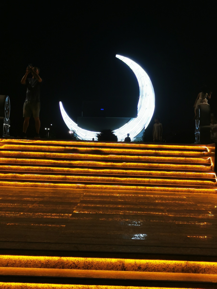 第一次来明月公园