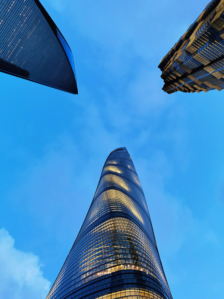 华灯初放陆家嘴三件套