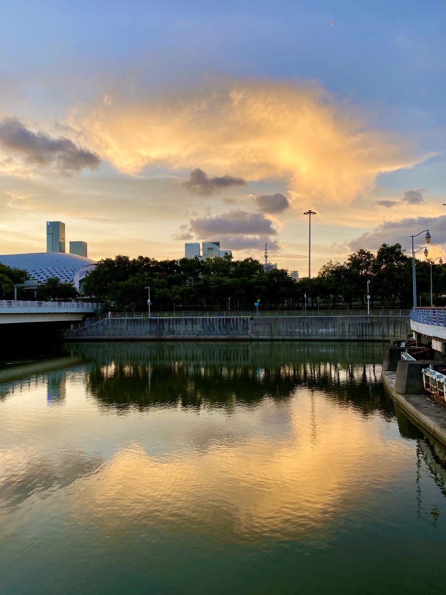 深圳湾公园之醉美晚霞