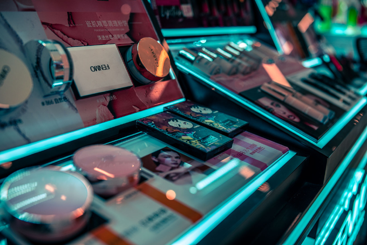 一组轻度青橙风格