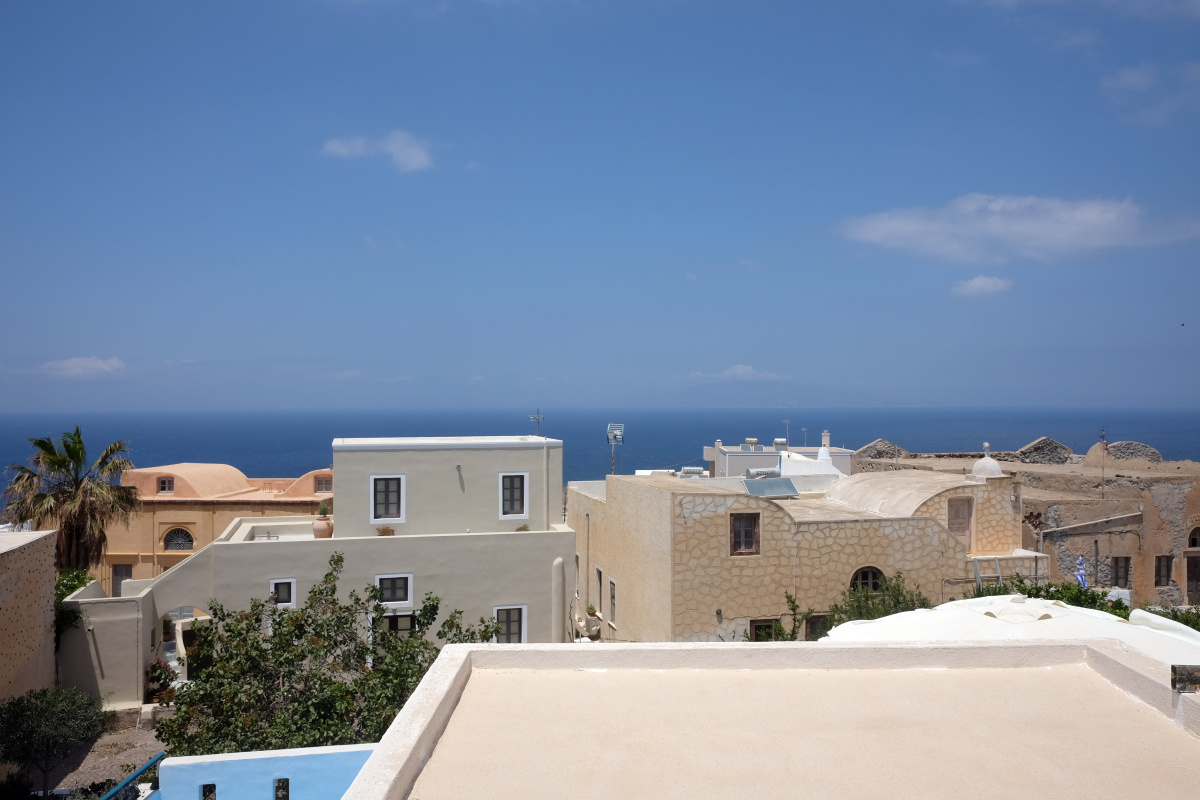 希腊圣托里尼岛蓝房子