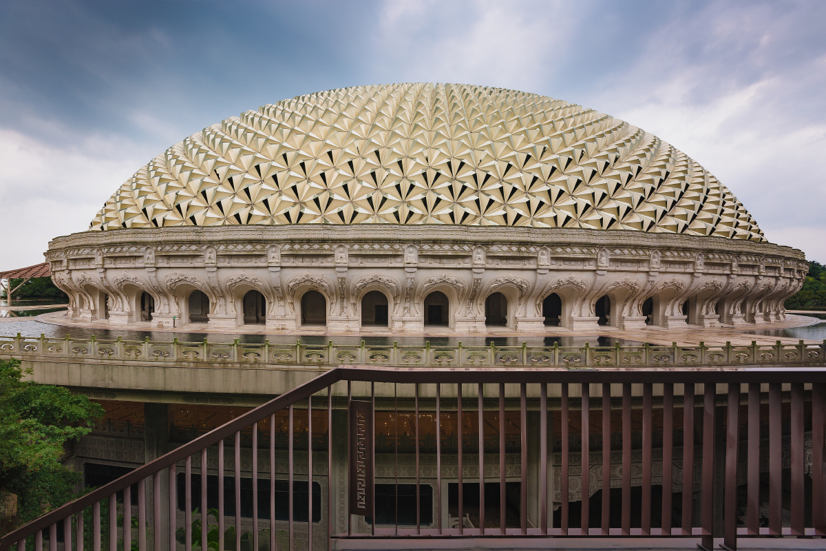 雨后牛首山佛顶宫南京