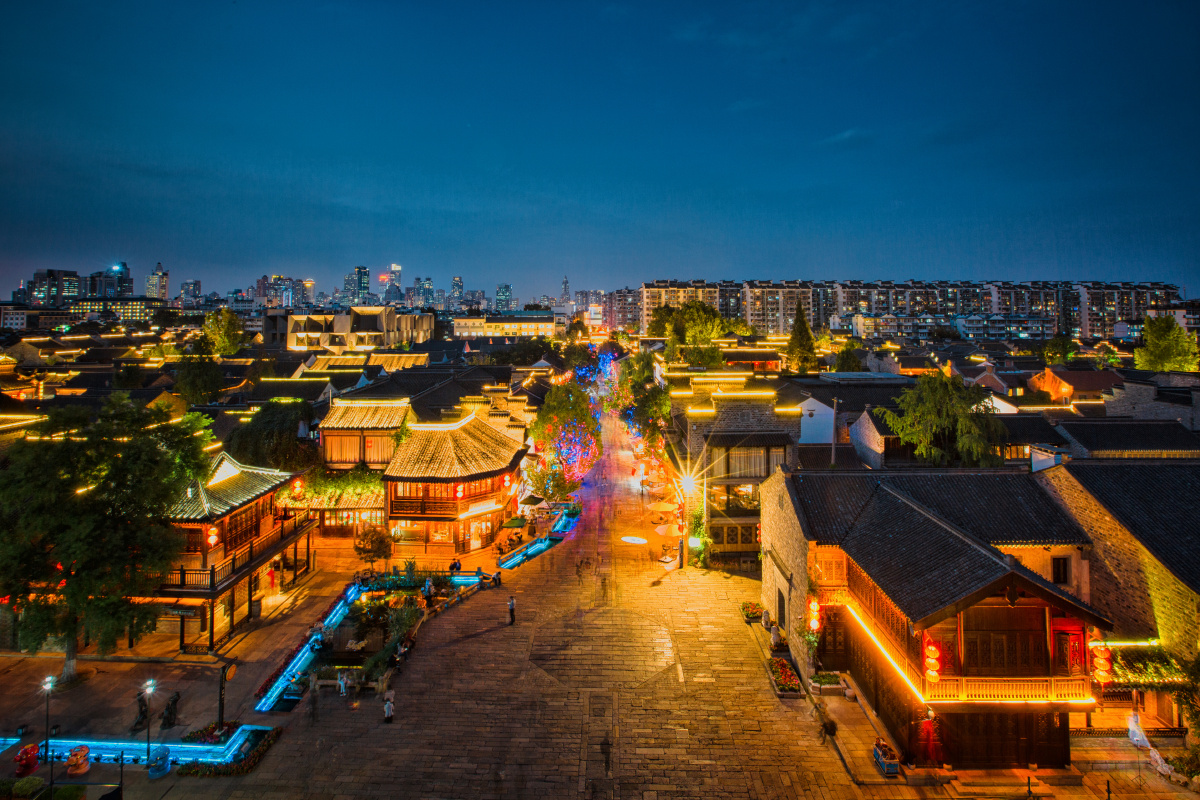 夜色老门东南京