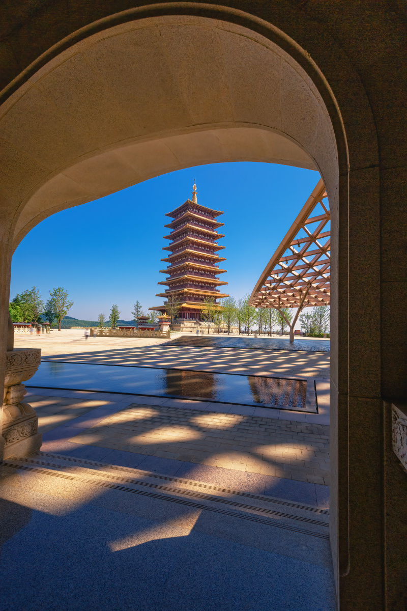 光与影牛首山佛顶塔南京