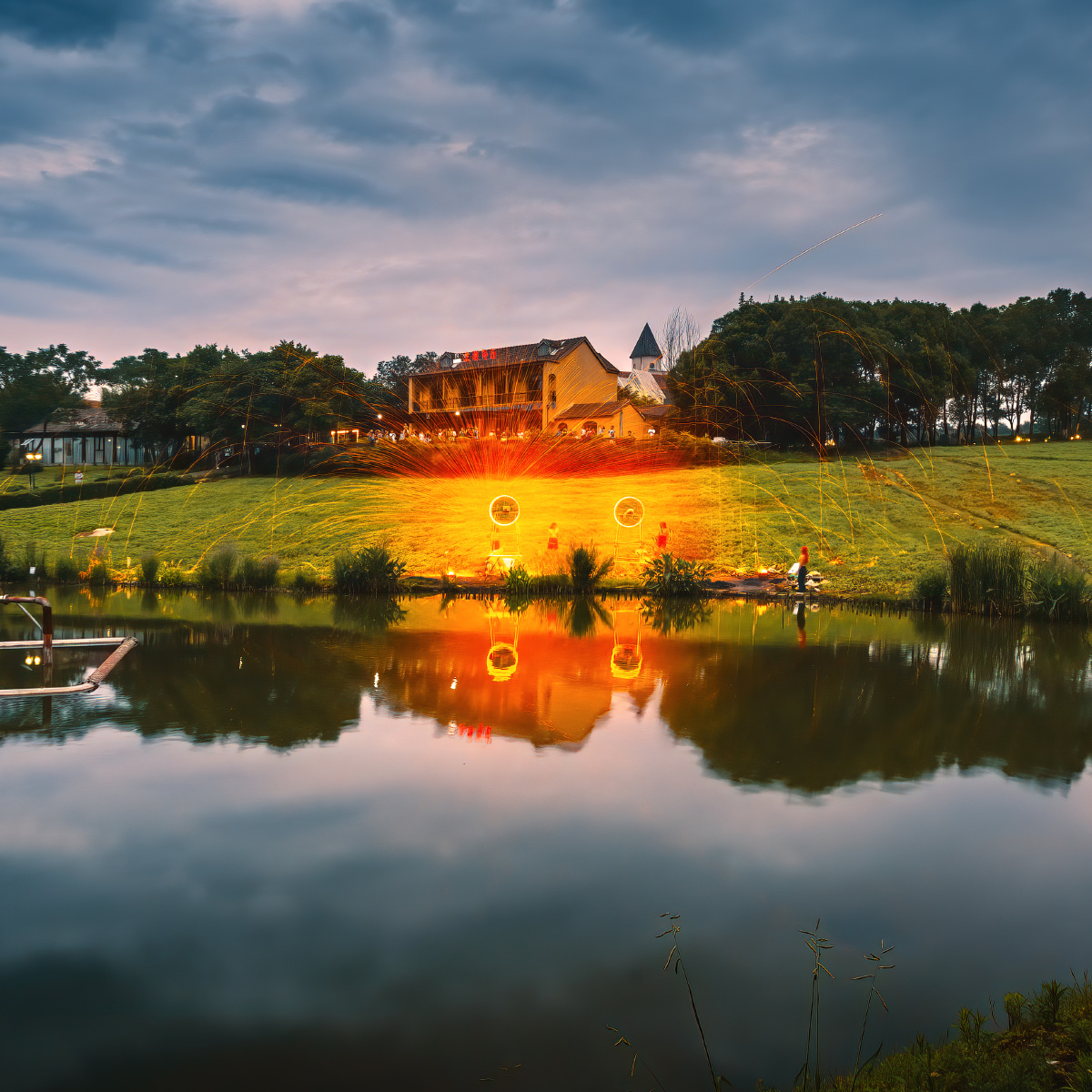 打铁花谷里大塘金南京