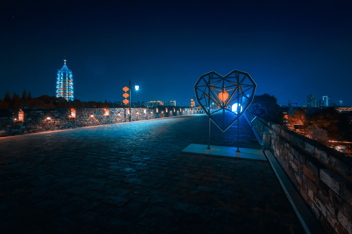夜色灯光秀 中华门城堡(南京)
