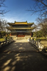 午后光影中的建筑+阅江楼（南京）