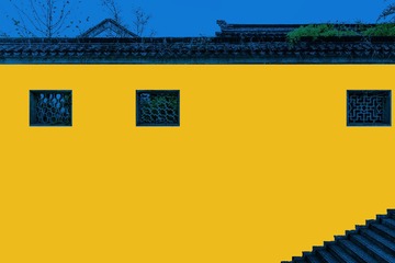 【极简】月色下的一段古建筑围墙+江宁织造博物馆（南京）