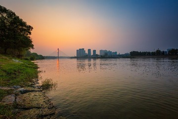 三桥日出+安徽涡阳