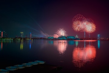 焰火照亮天空+玄武湖公园（南京）