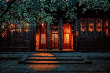 夜色中的甘熙宅第+南京