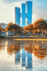 冬日里的建筑2+河西金鹰世界（南京）