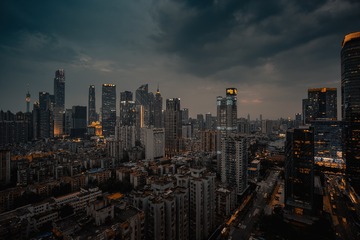 夜幕降临