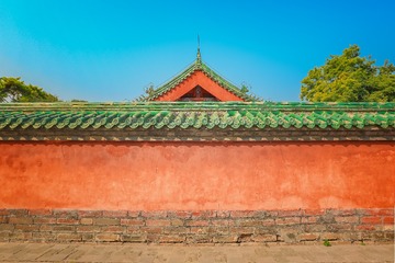 地坛公园红墙+北京