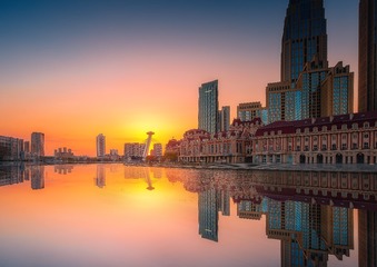 海河之晨