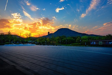 晚霞满天+牛首山（南京）