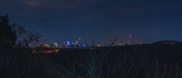 夜色中的南京城