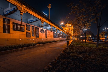 马洪伟+中国常德诗墙+湖南常德市沅水防洪墙外侧