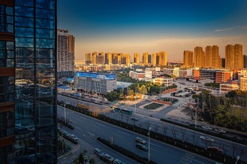 城市光影+合肥主题+安徽省合肥市蜀山区金寨南路辅路宝芝楼慕泰酒店