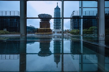 窗外+大报恩寺塔（南京）