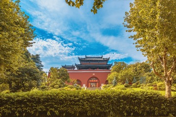 午后的鼓楼公园+南京