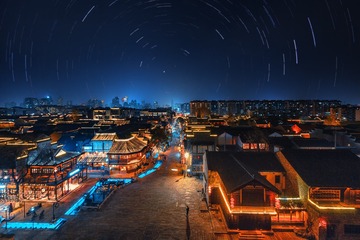 夜色中的老门东5+南京