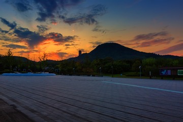 晚霞映牛首3+牛首山（南京）