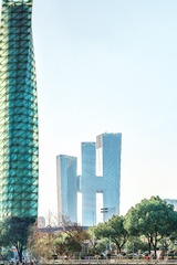 冬日建筑+河西金鹰（南京）